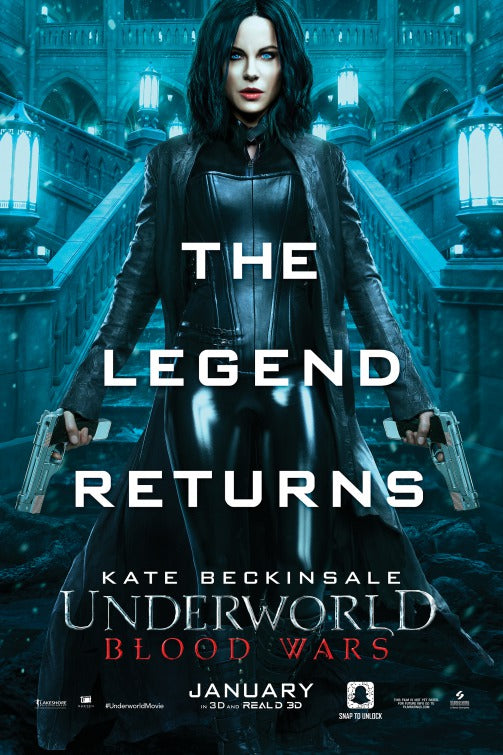 1000 piece jigsaw puzzle for the movie poster: Underworld: Blood Wars (2017) ver9