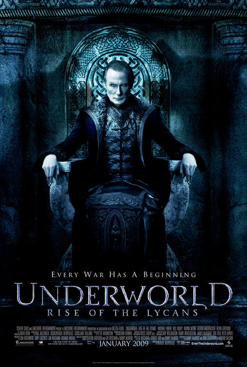 the movie poster: Underworld: Rise of the Lycans (2009)