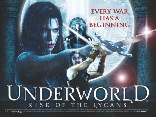 the movie poster: Underworld: Rise of the Lycans (2009) ver4