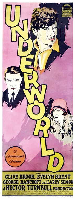 the movie poster: Underworld (1927) ver3