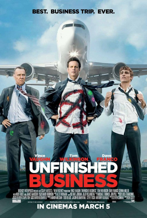 1000 piece jigsaw puzzle for the movie poster: Unfinished Business (2015) ver8