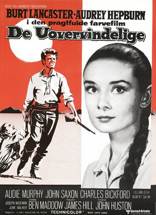 the movie poster: The Unforgiven (1960) ver6