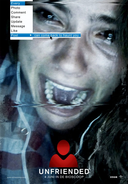 1000 piece jigsaw puzzle for the movie poster: Unfriended (2015) ver3
