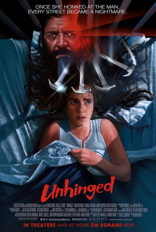 1000 piece jigsaw puzzle for the movie poster: Unhinged (2020) ver8