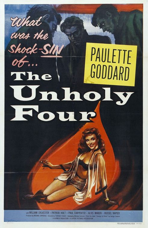 the movie poster: The Unholy Four (1954)