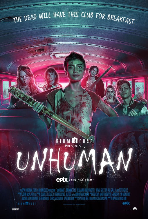 1000 piece jigsaw puzzle for the movie poster: Unhuman (2022)