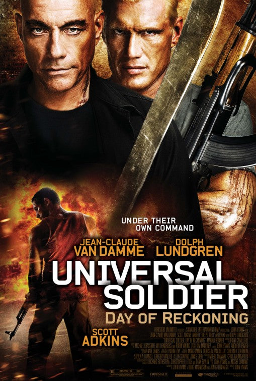 1000 piece jigsaw puzzle for the movie poster: Universal Soldier: Day of Reckoning (2012)