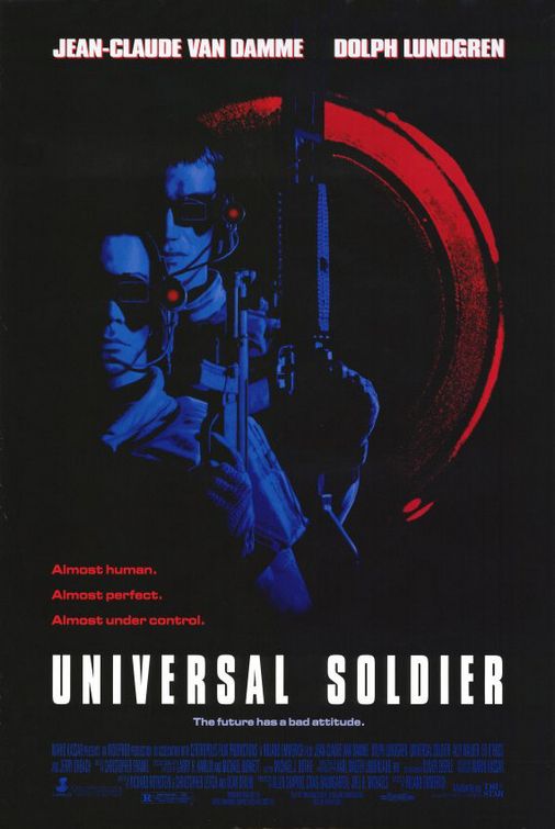 the movie poster: Universal Soldier (1992) ver1