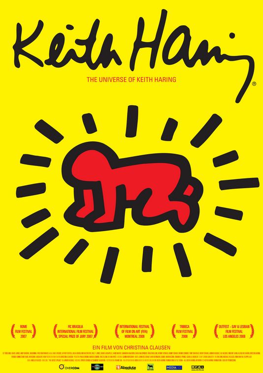 1000 piece jigsaw puzzle for the movie poster: The Universe of Keith Haring (2008) ver2