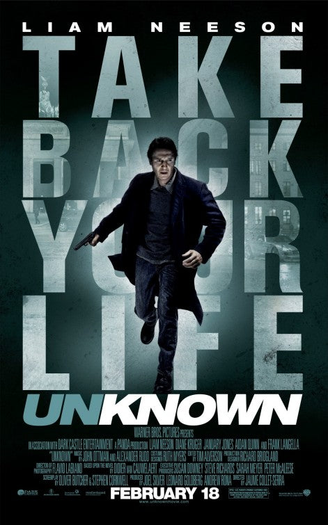 1000 piece jigsaw puzzle for the movie poster: Unknown (2011) ver2