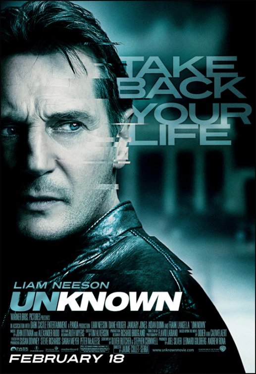 1000 piece jigsaw puzzle for the movie poster: Unknown (2011) ver3