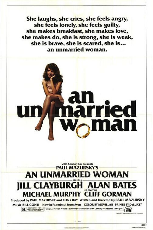 the movie poster: An Unmarried Woman (1978)