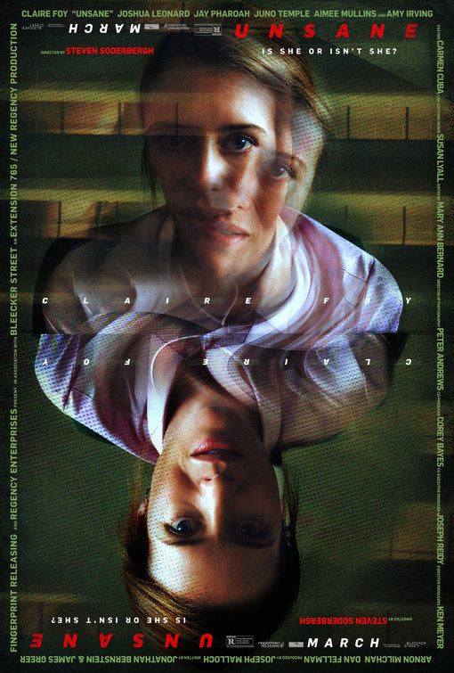 1000 piece jigsaw puzzle for the movie poster: Unsane (2018)