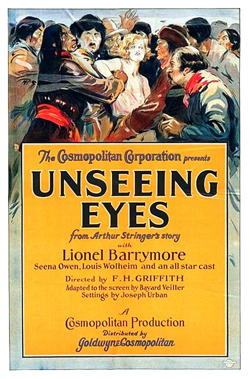 the movie poster: Unseeing Eyes (1923) ver2