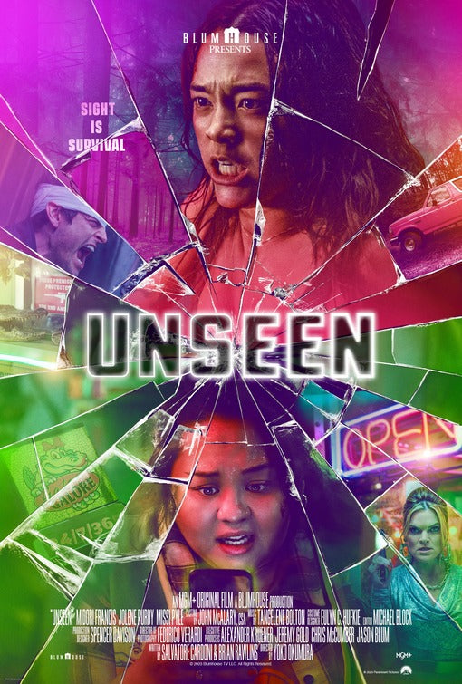 1000 piece jigsaw puzzle for the movie poster: Unseen (2023)