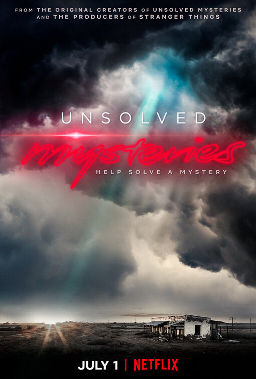 1000 piece jigsaw puzzle for tv poster: Unsolved Mysteries