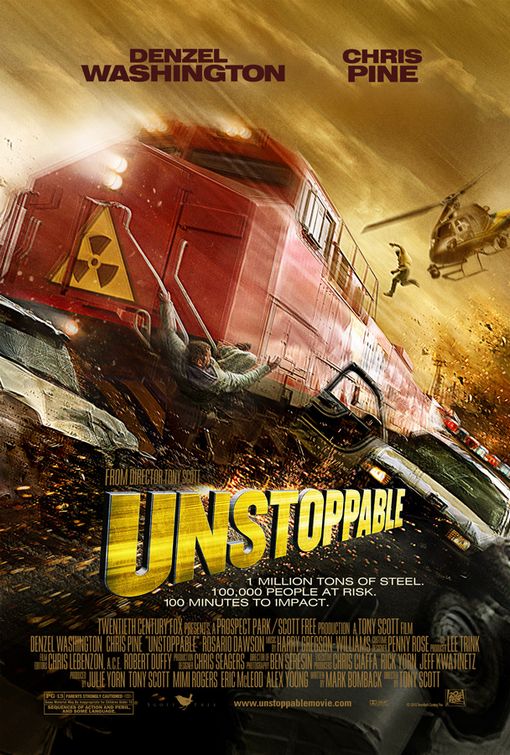 1000 piece jigsaw puzzle for the movie poster: Unstoppable (2010) ver4