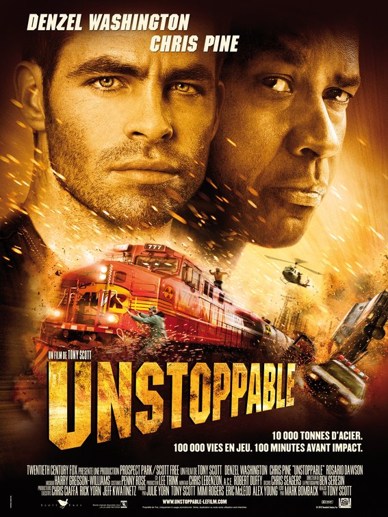1000 piece jigsaw puzzle for the movie poster: Unstoppable (2010) ver7
