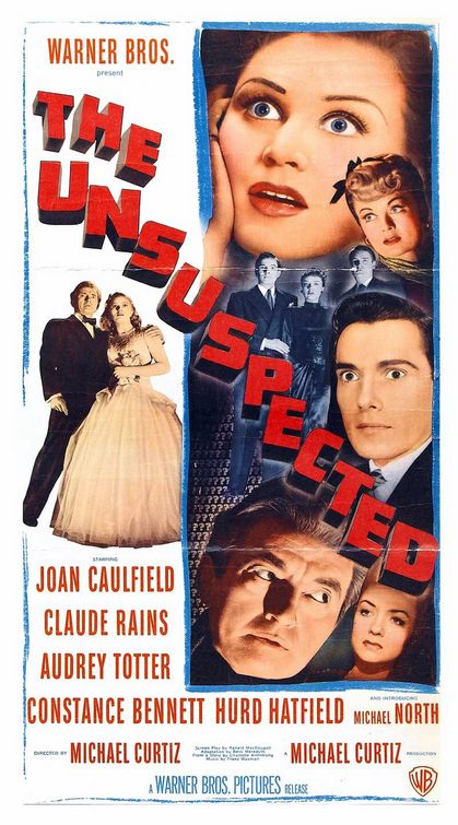 the movie poster: The Unsuspected (1947) ver2