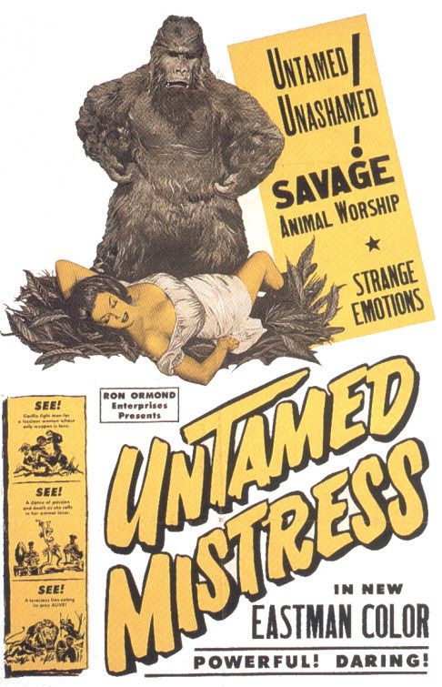 the movie poster: Untamed Mistress (1956)