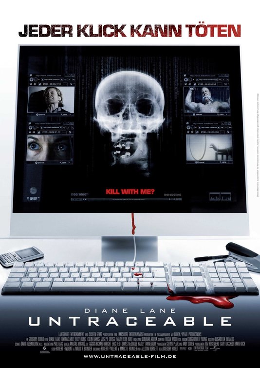 the movie poster: Untraceable (2008) ver3