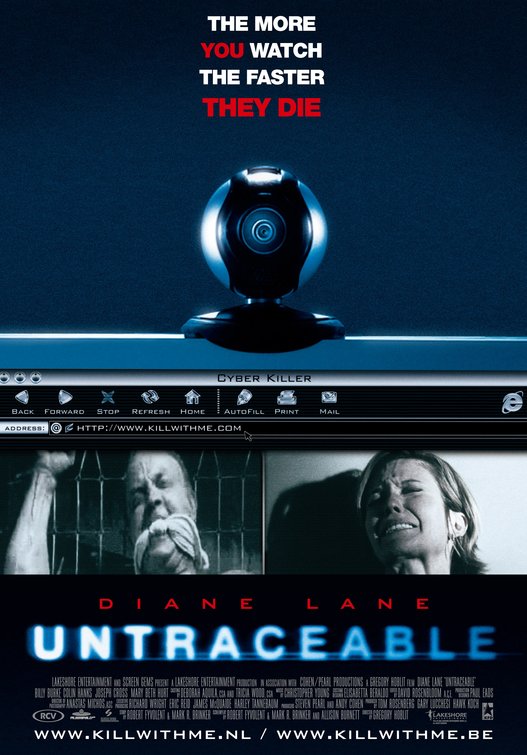 the movie poster: Untraceable (2008) ver9