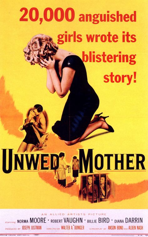 the movie poster: Unwed Mother (1958)