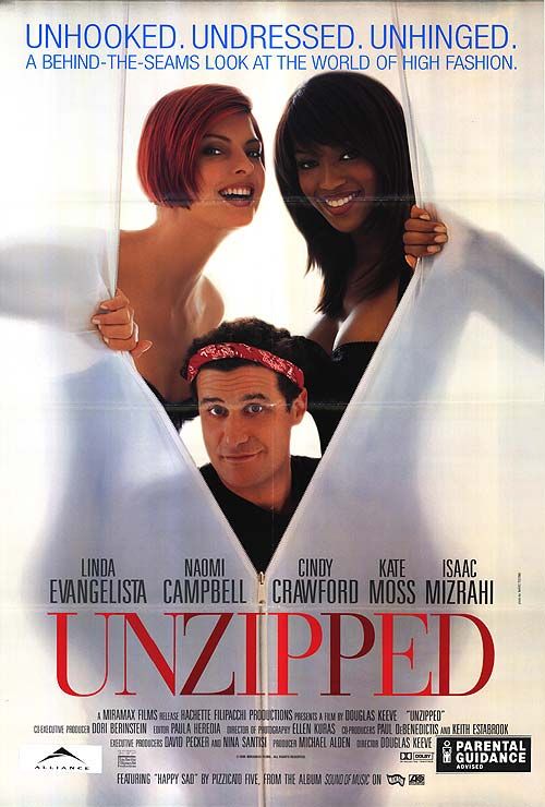 the movie poster: Unzipped (1995)