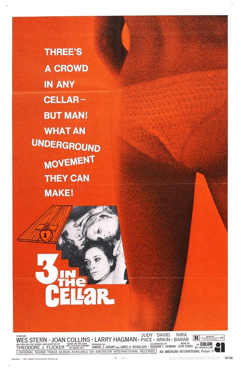 the movie poster: Up in the Cellar (aka 3 in the Cellar) (1970)