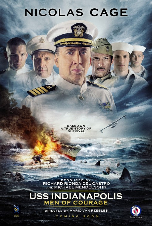 1000 piece jigsaw puzzle for the movie poster: USS Indianapolis: Men of Courage (2016)