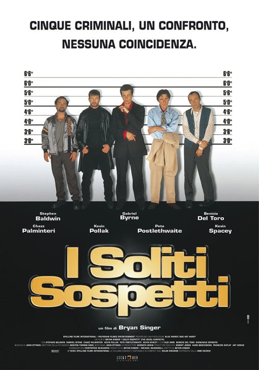 1000 piece jigsaw puzzle for the movie poster: The Usual Suspects (1995) ver4