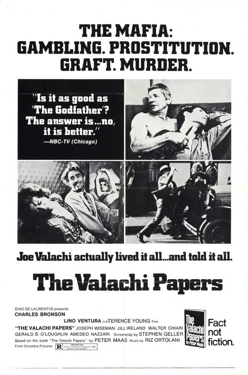 the movie poster: The Valachi Papers (1972)