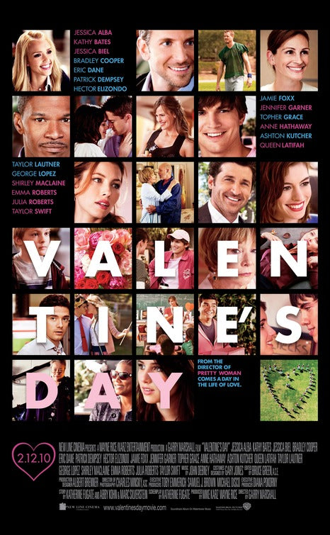 1000 piece jigsaw puzzle for the movie poster: Valentine's Day (2010) ver2