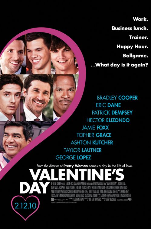 1000 piece jigsaw puzzle for the movie poster: Valentine's Day (2010) ver5