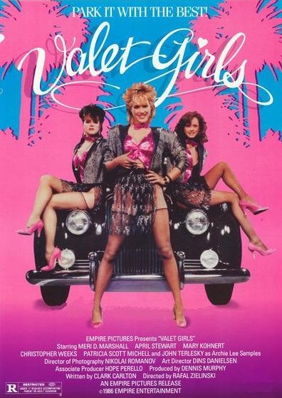 1000 piece jigsaw puzzle for the movie poster: Valet Girls (1987)