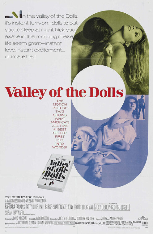 1000 piece jigsaw puzzle for the movie poster: Valley of the Dolls (1967)