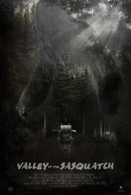 1000 piece jigsaw puzzle for the movie poster: Valley of the Sasquatch (2016)