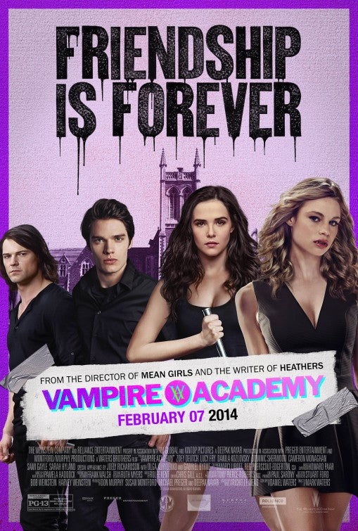 1000 piece jigsaw puzzle for the movie poster: Vampire Academy (2014) ver9