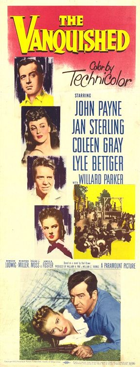 the movie poster: The Vanquished (1953)