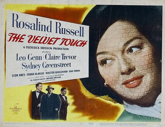 the movie poster: The Velvet Touch (1948)