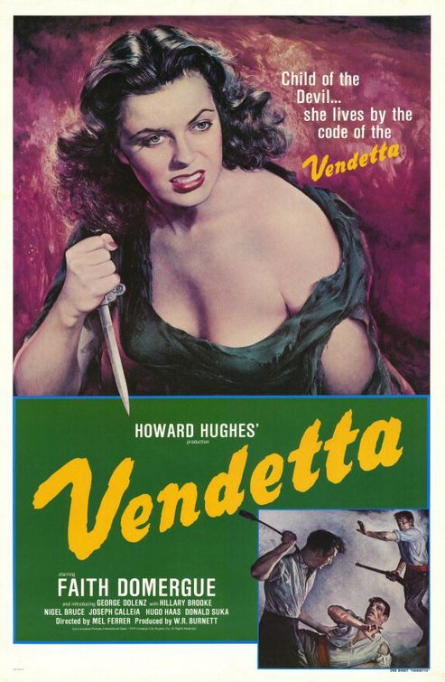 the movie poster: Vendetta (1950)