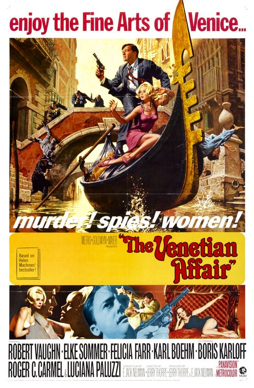 the movie poster: The Venetian Affair (1967)