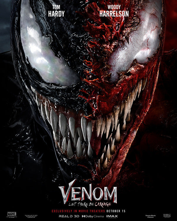 1000 piece jigsaw puzzle for the movie poster: Venom: Let There Be Carnage (2021) ver3