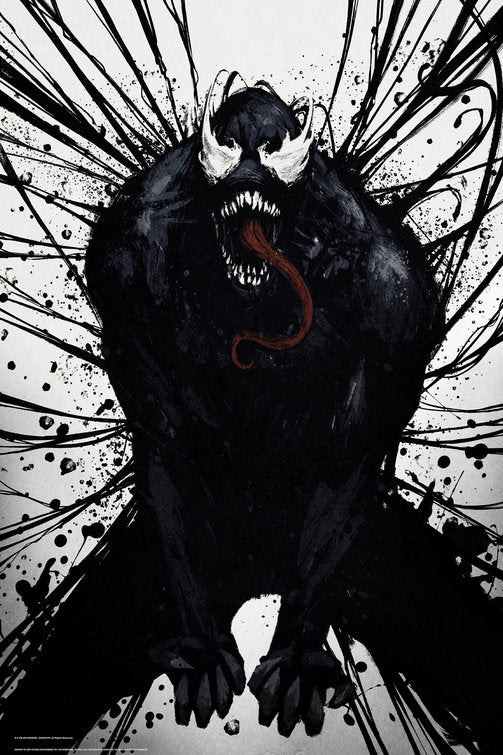 1000 piece jigsaw puzzle for the movie poster: Venom (2018) ver6