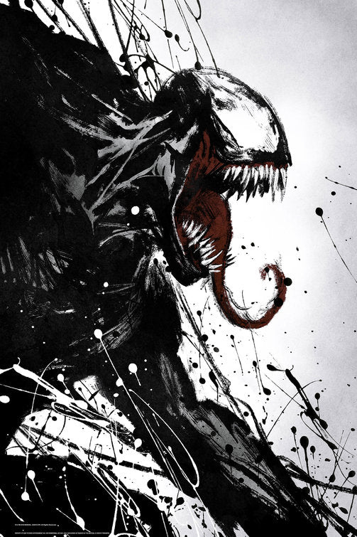 1000 piece jigsaw puzzle for the movie poster: Venom (2018) ver8