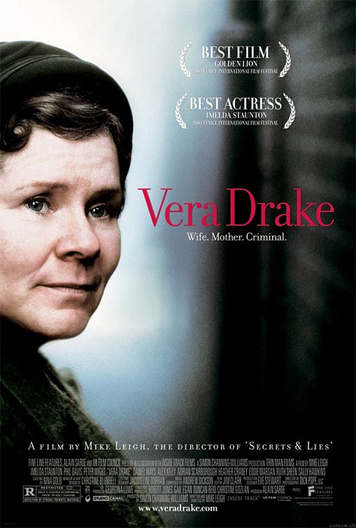 the movie poster: Vera Drake (2004)