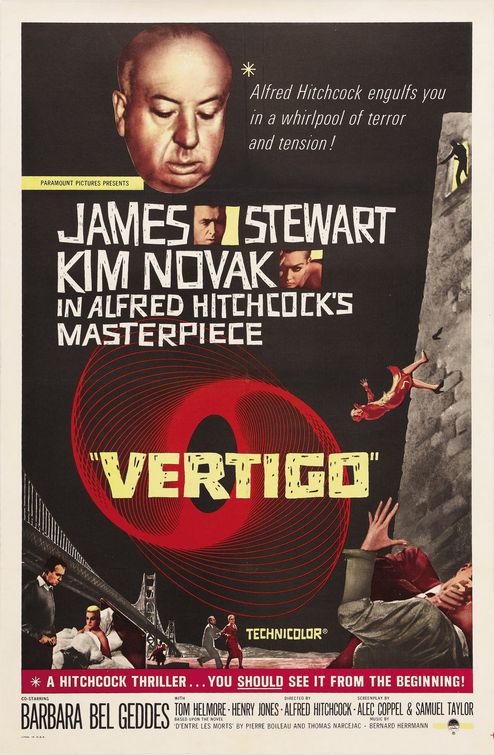 the movie poster: Vertigo (1958) ver2