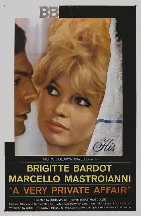 the movie poster: A Very Private Affair (1962)