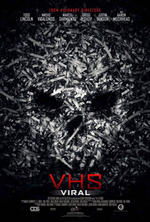1000 piece jigsaw puzzle for the movie poster: VHS Viral (2014)