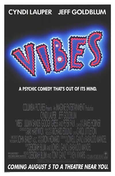 the movie poster: Vibes (1988)